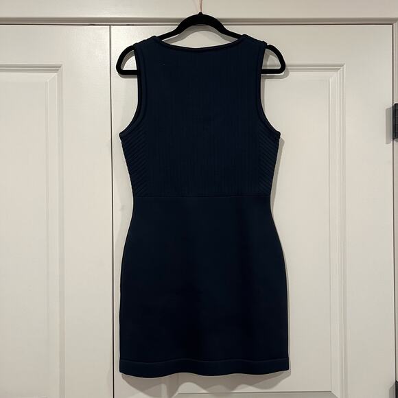 Kate Spade Saturday Women's Short Sleeveless Scuba Dress in Navy Size‎ Medium - Picture 8 of 9